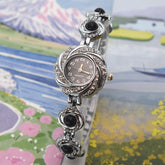 Chalcedony Women's Diamond Light Luxury Minority Bracelet Watch